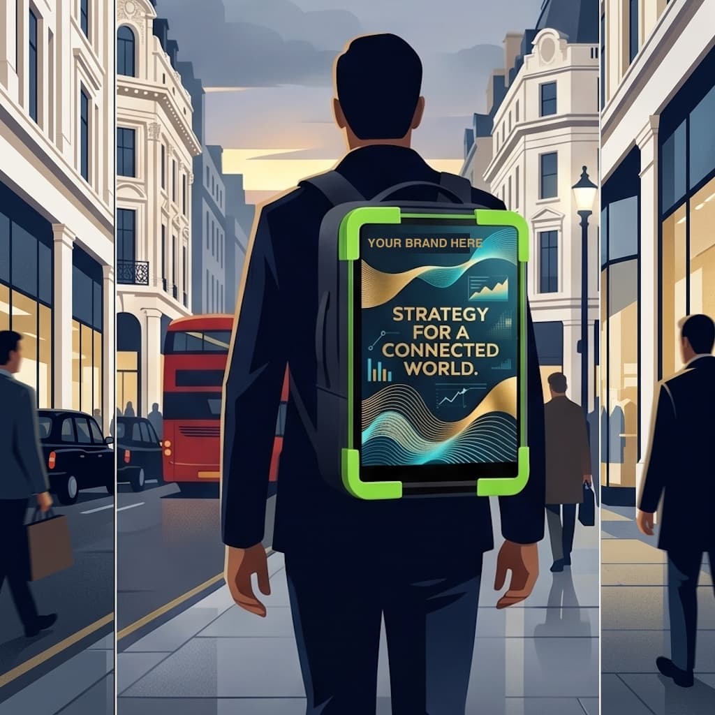 AD-PACK Mobile Billboard in Use